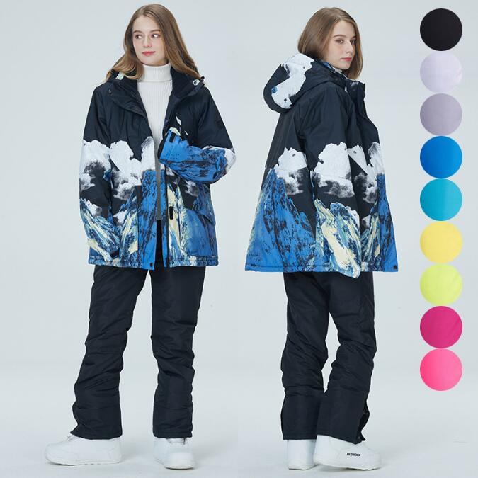 男女兼用 スノボーウェア 可愛い スキーウェア ボードウェア お揃い メンズスノボウェア 上下セット スノーボード スキー サスペンダー スノーボードウェア レディース スノボ ウェア ペアスノーウェ 9,258円