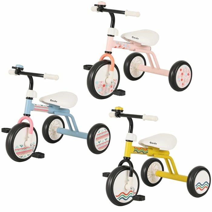 CordeトライクS スモークブルー ペールピンク マスタード 三輪車 おしゃれ 1歳 2歳 3歳 種類 高級 デザイン スタイリッシュ 機能 子供 キッズ スマート コンパクト 安心 M&M 三輪 9,012円