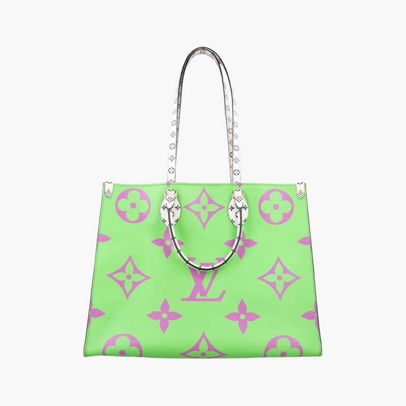 モノグラム ジャイアント オンザゴーGMマルチカラーモノグラムジャイアントキャンバスM44570FL1169 ICチップ中古