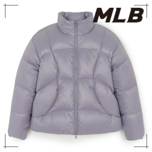 MLB公式 ダウン Curved padding NY (Ptn.Violet)