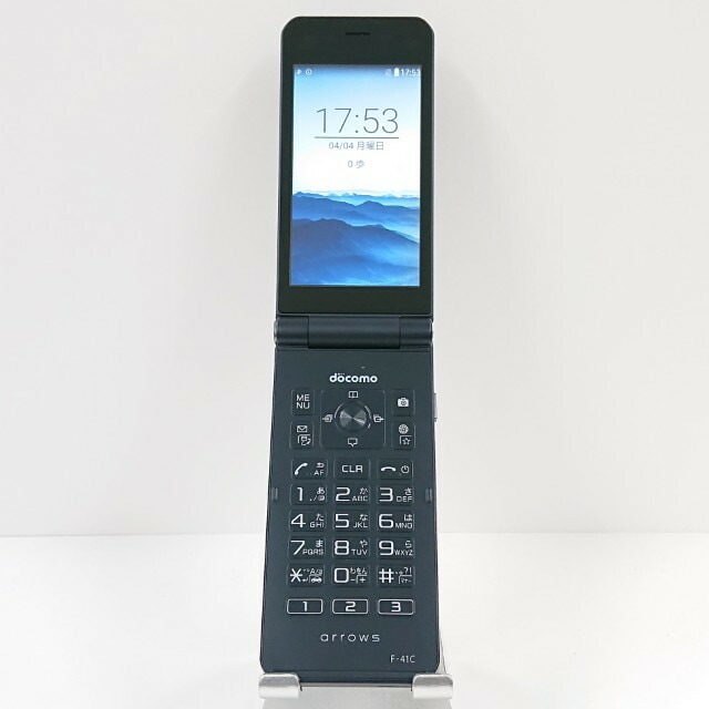 arrows ケータイ ベーシック F-41C ドコモ ネイビー 送料無料 本体 c19634
