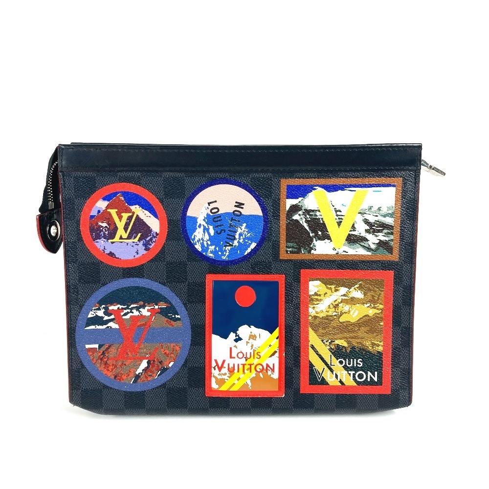 クラッチバッグ N60134 ポシェット・ヴォワヤージュMM ダミエグラフィット LVアルプスコレクション カバン セカンドバッグ ダミエグラフィットキャンバス ブラック