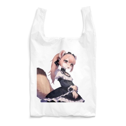 【文字入れ可能受注生産】フェレットの女の子　ミア エコバッグ
