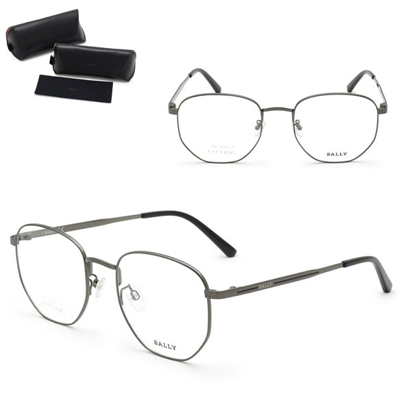 BY5052-D/V 008 53 フレーム メガネ 眼鏡 フレームのみ ガンメタル ノーズパッド メンズ レディース