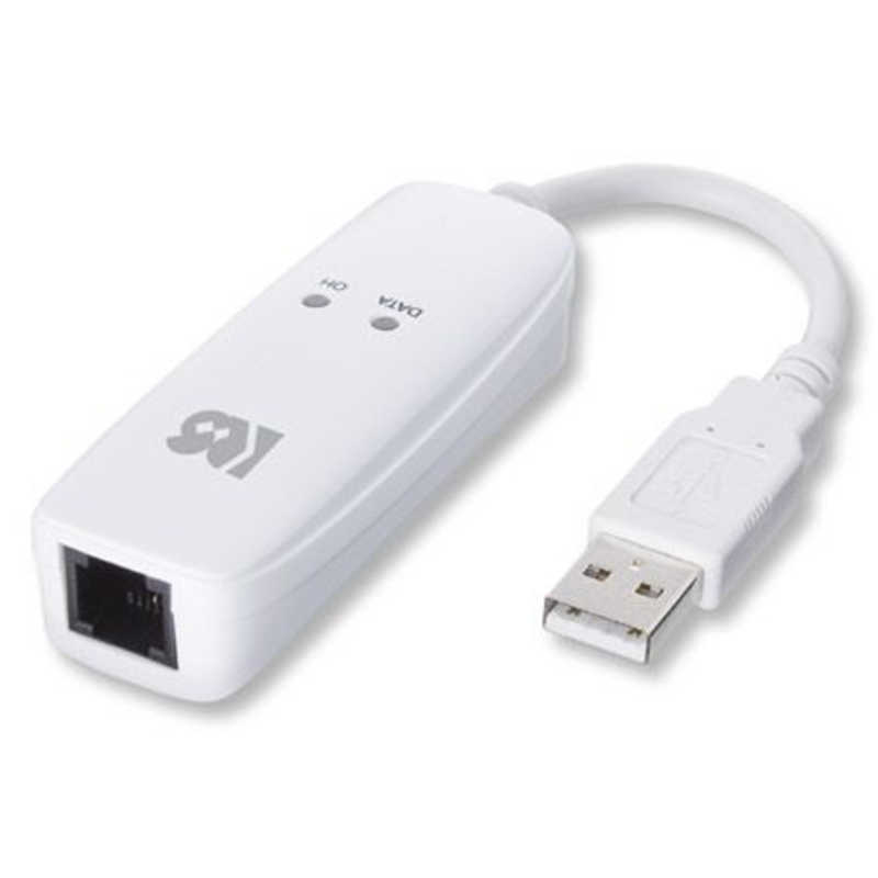ラトックシステム　モデム USB 56K DATA/14.4K FAX Modem　RS-USB56N ホワイト