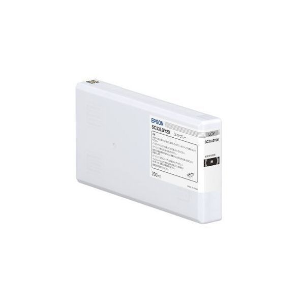 EPSON エプソン SC33LGY20 インクカートリッジ ライトグレー (純正品)