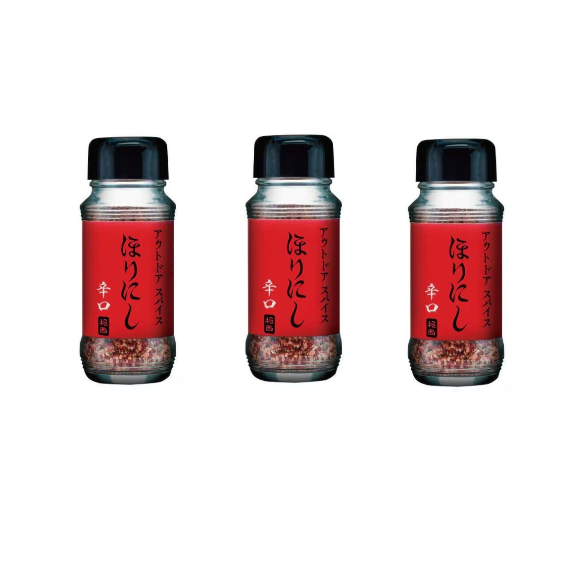 ほりにし アウトドアスパイス 辛口 90g×3個 アウトドアスパイス 辛口 万能調味料 旨辛