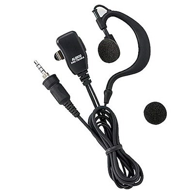 他サイト： アルインコ 耳掛け式イヤホンマイク 1ピン4極防水プラグ EME-764MAの商品画像