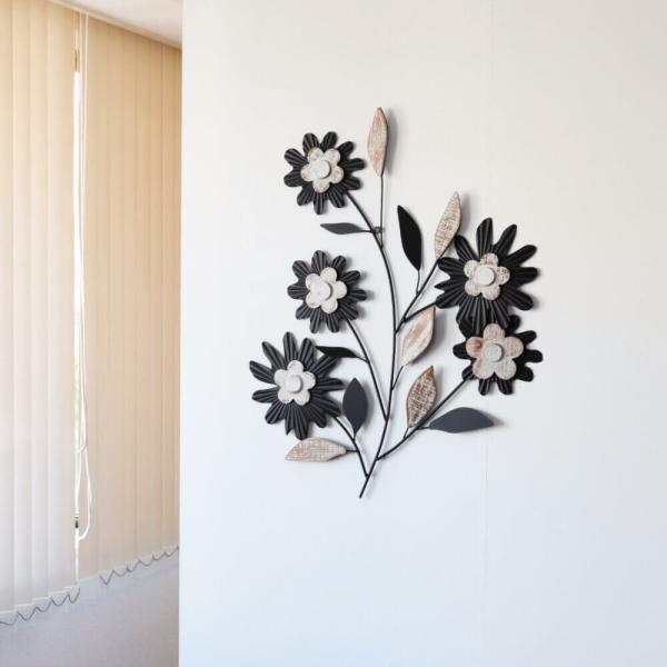 壁掛け 飾り ウォールデコレーション モダンアート ナチュラル アンティーク アイアン ボタニカル 560x670mm 7,869円