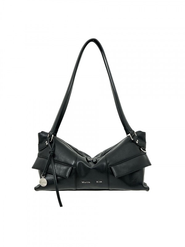 WIDE NEMO SHOULDER BAG IN BLACK
