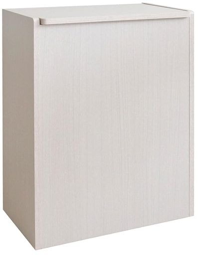 宮武製作所 木製キッチンペール 隠しキャスター付 ニオイ漏れを防ぐフタ付 45L DB-650R (WH) ホワイト