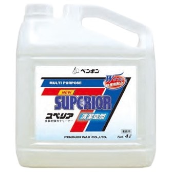 ペンギンワックス　床用クリーナー　ニュースペリア　清潔空間　4L×4本入ケース販売お得用