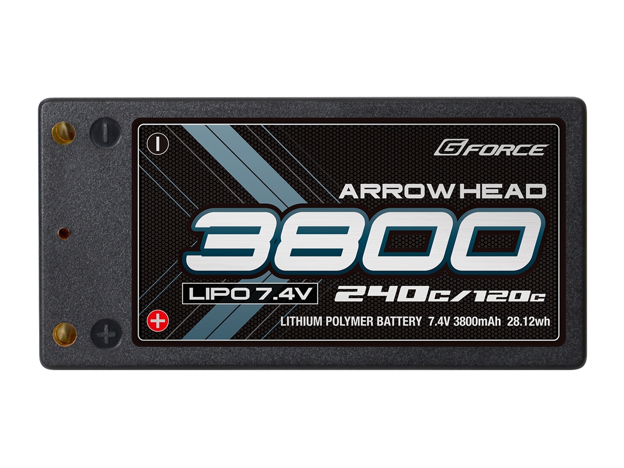G-FORCE Arrow Head LiPo 7.4V 3800mAh 120C/240C【GFG016】 GFG016 Arrow Head LiPo 3800mAh