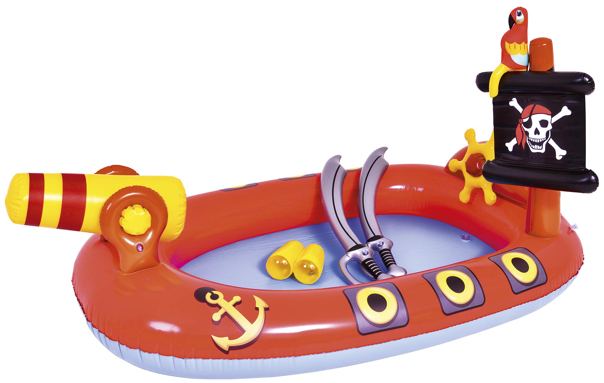 JILONG(ジーロン) プール パイレーツスプレイプール 190×115×90cm(大砲マスト含む) JL-671613