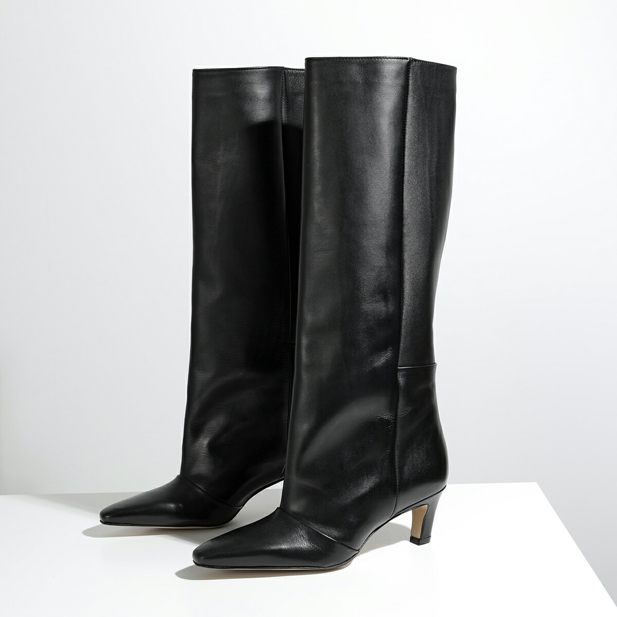CORSO ROMA 9 コルソローマ ノーヴェ ロングブーツ 207 207 レディース レザー ポインテッドトゥ 6cmヒール シューズ 靴 NERO