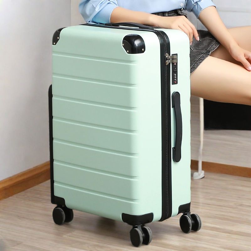 荷物トロリーケース26インチ落下防止女性搭乗スーツケースユニバーサルホイールメンズレザーパスワードバッグ26インチ大容量