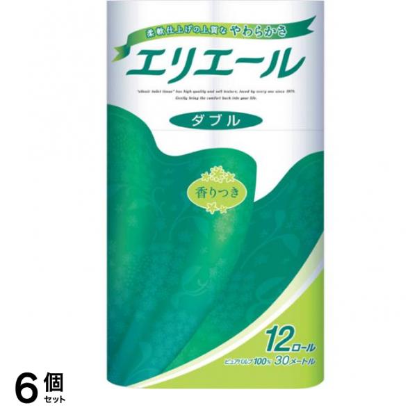 トイレットティシュー ダブル 12R 1個 6個セット