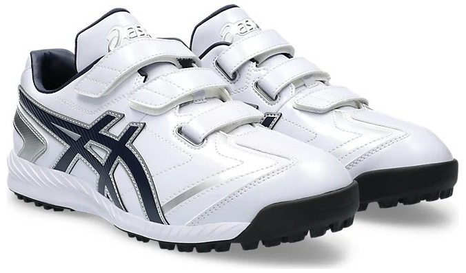 アシックス 1123A042-103-23.5 野球 トレーニングシューズNEOREVIVE TR 3(ホワイト×ネイビー・サイズ：23.5cm) 1123A042103235