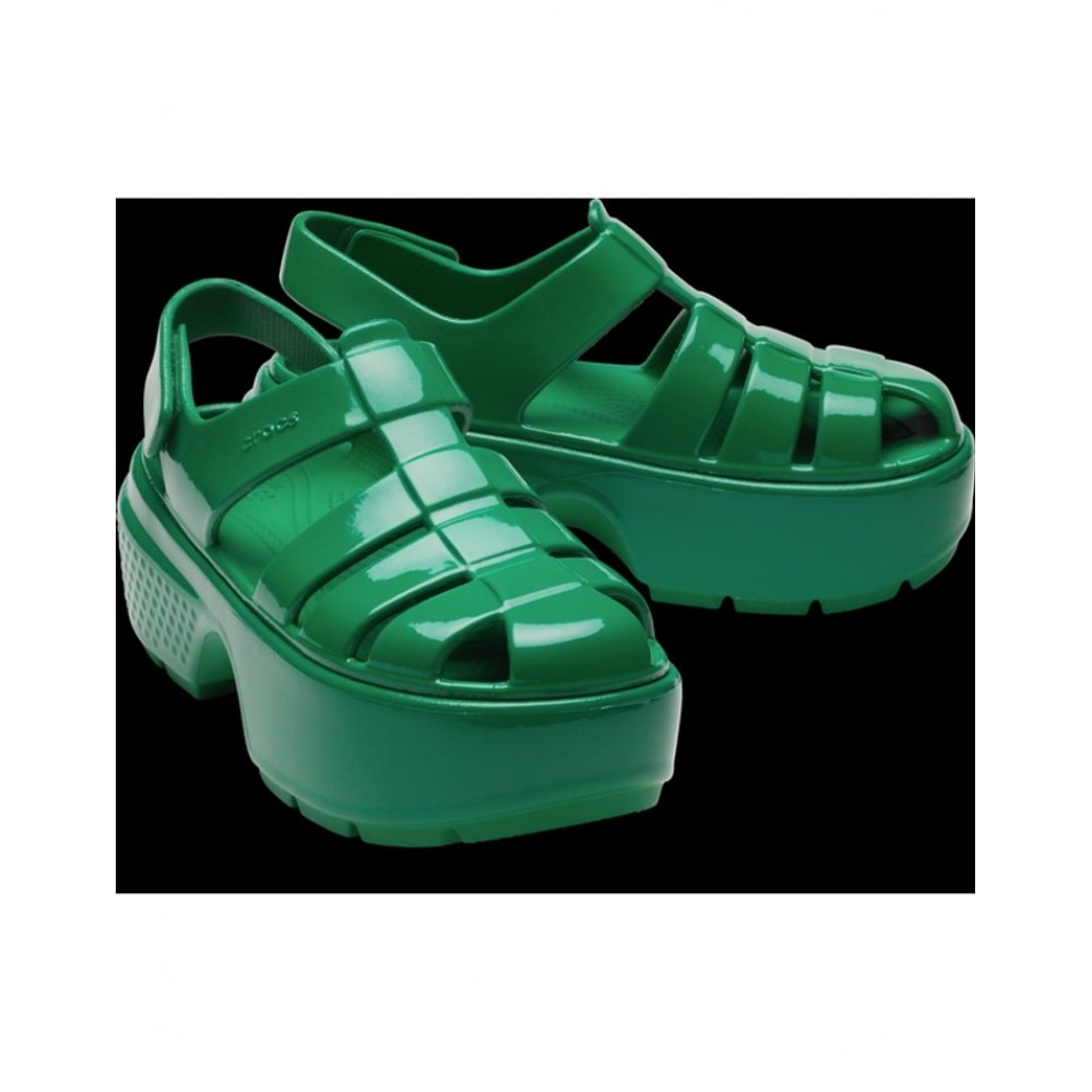 クロックスストンプフィッシャーマンハイシャインサンダル 210057-3WH