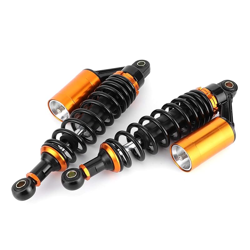 エアショックアブソーバー, Qiilu 2pcs 340mm/13.38inエアショックアブソーバーダートバイクモーターサイクル用リアサスペンションダンパー 21,923円