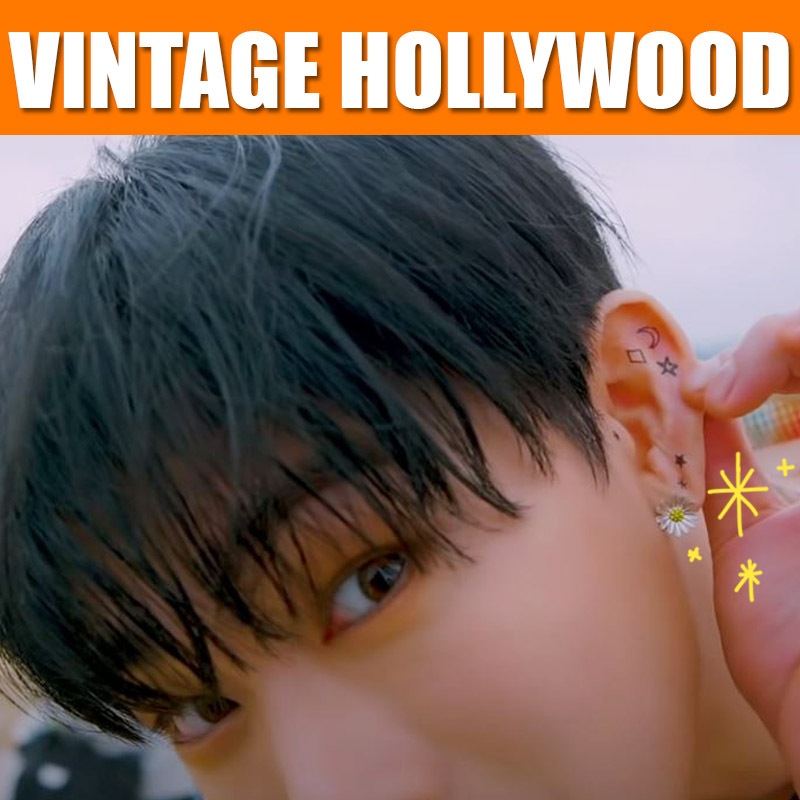 ASTRO ムンビン 着用 ピアス Mini Daisy Post Earring