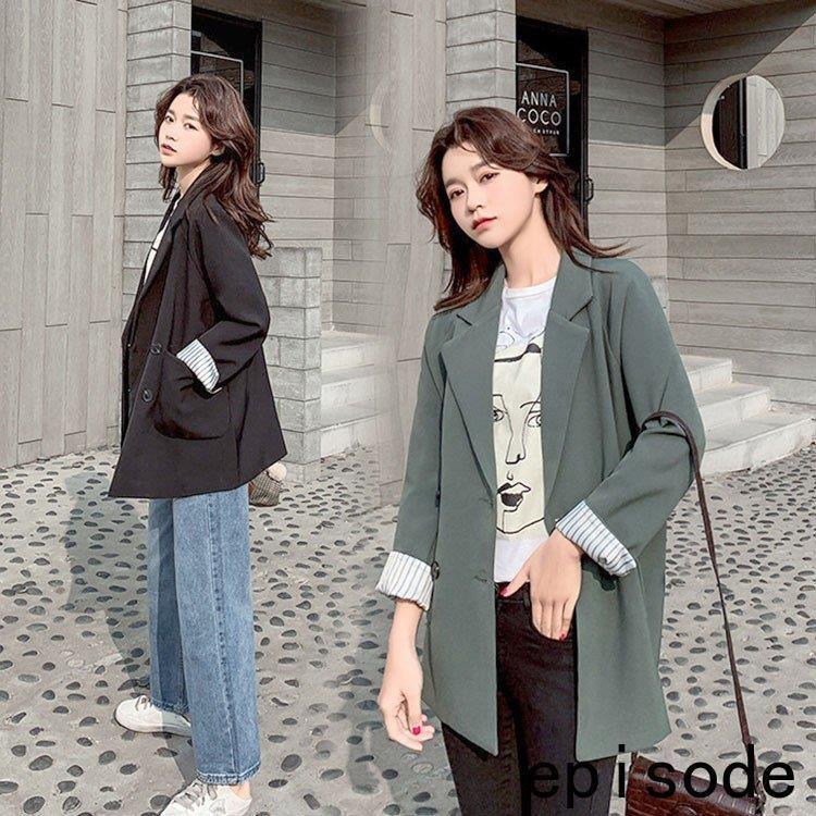 【急速出荷 2025年新作】スーツジャケット レディース 秋 ピーコート 40代 ビジネススーツ テーラードジャケット 韓国風 ミドル丈 テー 通勤アウター 新作 オフィス