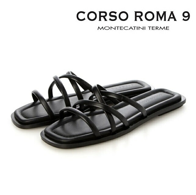 CORSO ROMA 9 コルソローマ ノーヴェ レザーサンダル 正規輸入品 レディース イタリア製 ハンドメイド 24SS 春夏