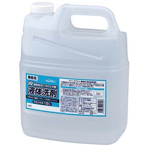（まとめ） 熊野油脂 ファーマアクト 液体洗濯洗剤 業務用 4L 1本 (×3セット)
