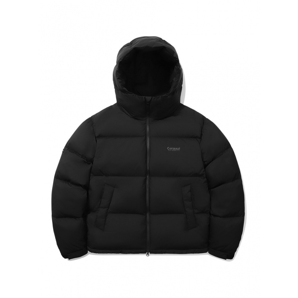 COVERNAT シビックオリジンパーカーショートパファーブラック