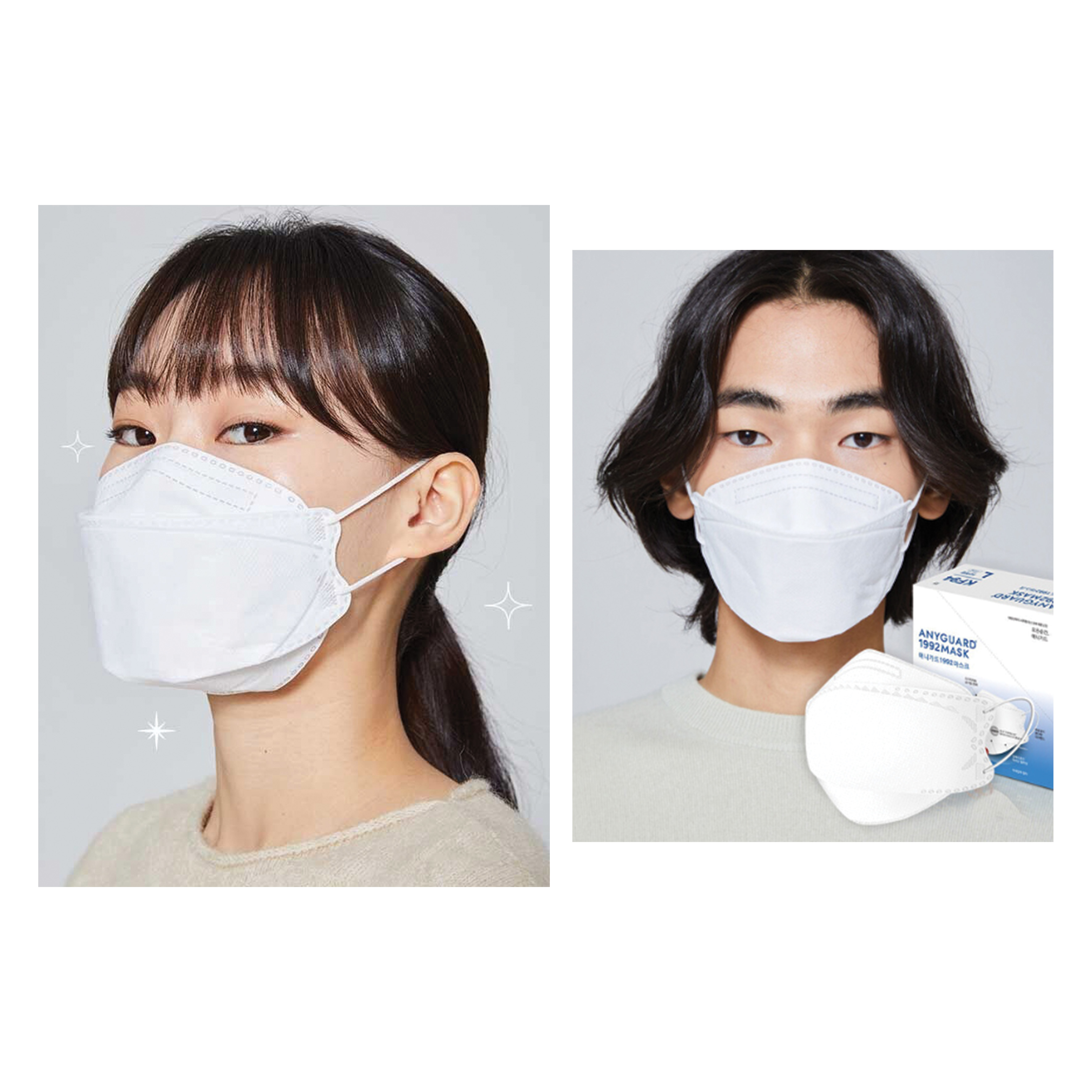 KF94 基本 黄砂防疫用マスク 大型 (50枚) 韓国の人気商品 韓国正規品 韓国マスク 公式韓国マスク KF94マスク