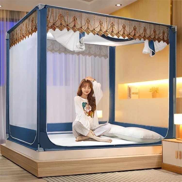 【9月の大上新】限定SALE!スタイル 蚊帳 寝室 厚み付け 暗号化 ジッパー 家庭用 パオ 子供 落下防止