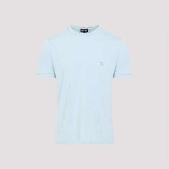 GIORGIO ARMANI Men T-Shirts 3GST52 SJP4Z U9192 AQUAMARINE