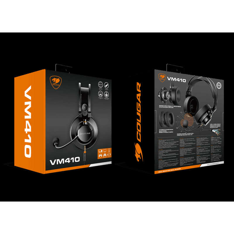 COUGAR　ゲーミングヘッドセット φ3.5mmミニプラグ/ヘッドバンドタイプ　CGR-P53B-550