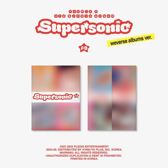 [未開封新品]プロミスナイン(fromis_9) - 3rd Single Album Supersonic [weverse albums ver.][QRカード8種SET] - [終了] YES2