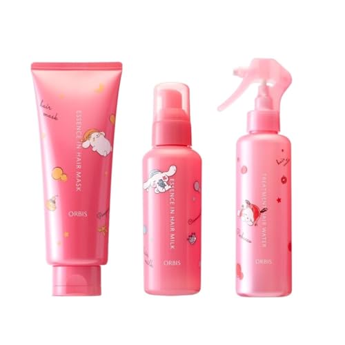 ORBIS（オルビス）ヘアケア 3点セット サンリオキャラクターズ 限定コラボデザイン（ ヘアミルク/ヘアウォーター/ヘアマスク ）ヘアトリートメント
