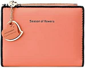 【20%OFFクーポン】女性 ミニ財布 小さい 二つ折り 財布 レディース 短財布 ファスナー