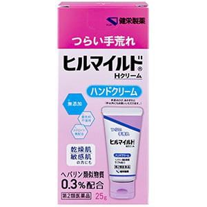 他サイト： 【第2類医薬品】ヒルマイルドHクリーム 25g 乾燥肌治療薬ハンドクリーム 辛い手荒れに水に強く手に塗りやすい Class 2 drugsの商品画像