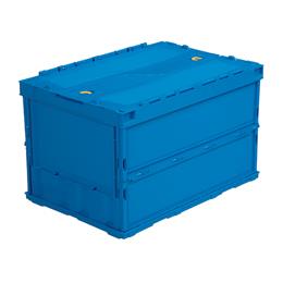 折りたたみコンテナペタンコ50Lタイプ フタあり 5個 三甲 558500