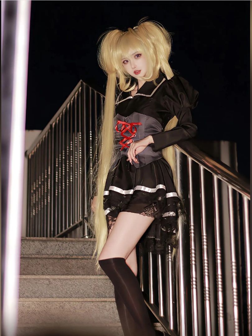 幻影hk守護甜心cos星那歌唄cos服月詠歌唄コスプレ常服ゴシック服女