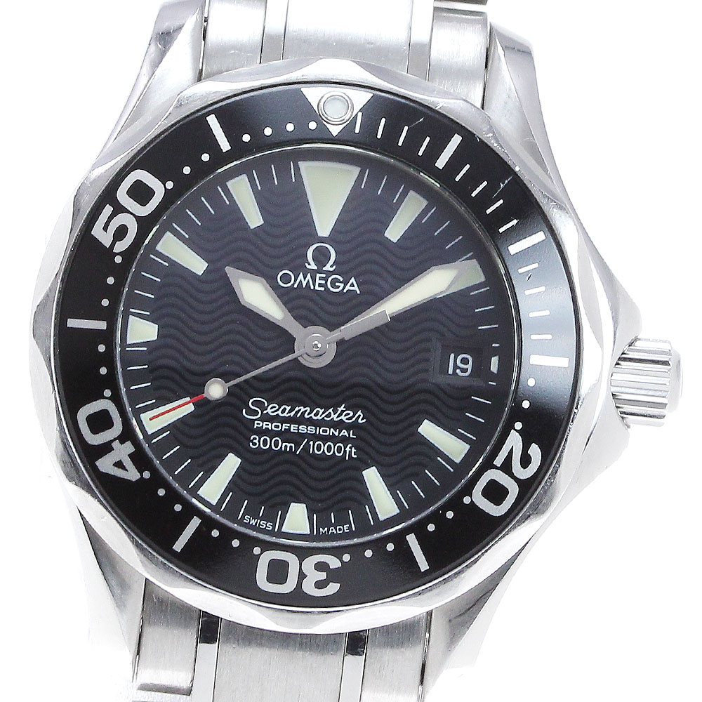 オメガ OMEGA 2282.50 シーマスター300 デイト クォーツ レディース _844999【中古】