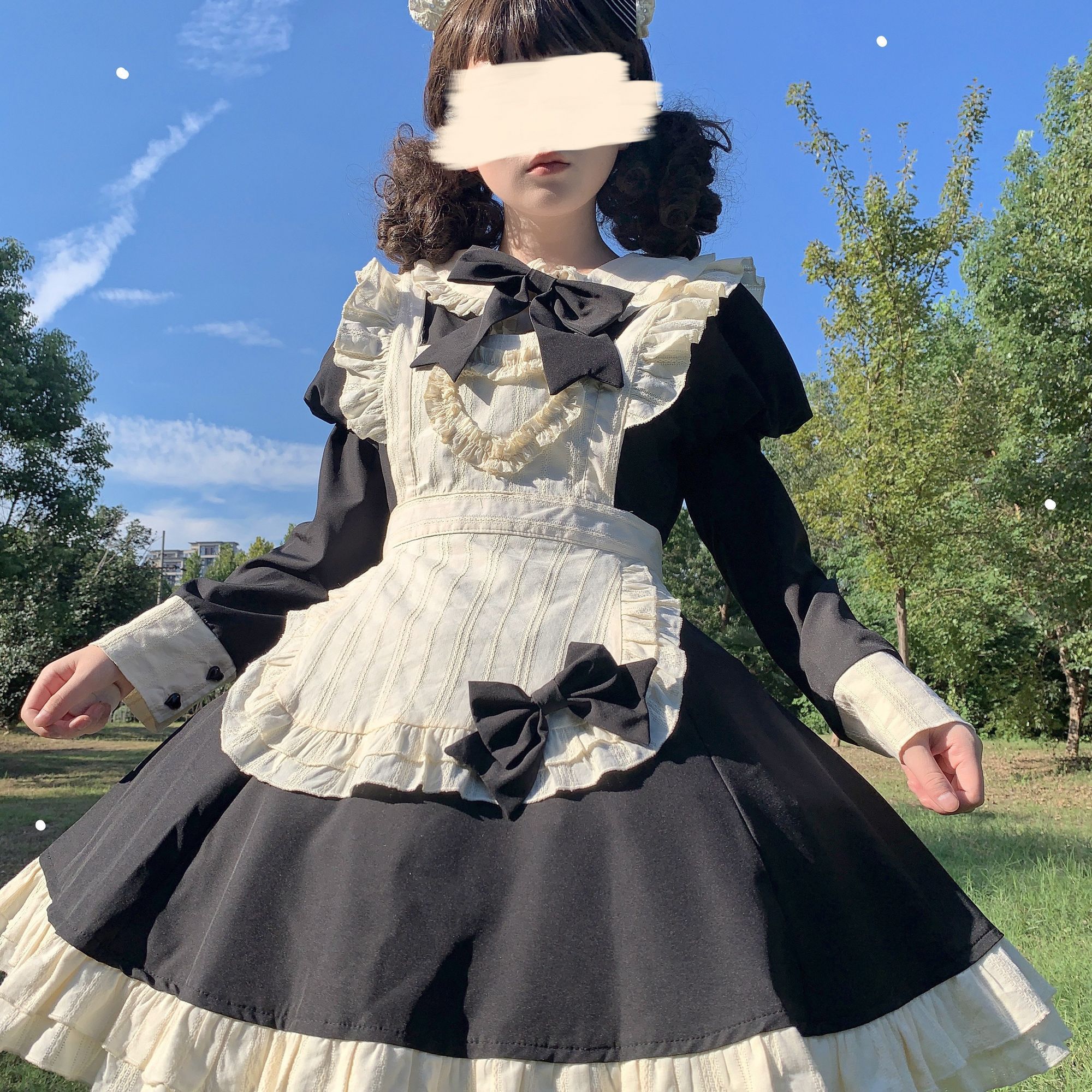 新作 メイド服 ワンピースショートスカート 女ロリータ セクシーワンピース チューブトップブラ レースハロウィンダークゴスレスロールプレイングロリータロリータクラ