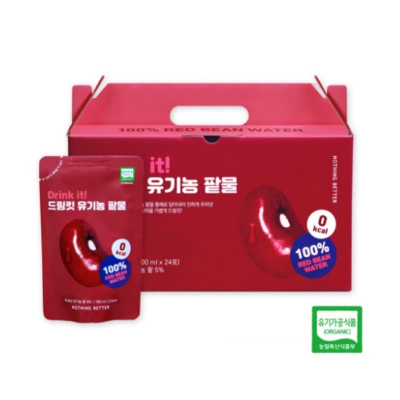 ドリンキット オーガニック小豆湯100% 24パック 1BOX 韓国 ダイエット むくみ取り 茶