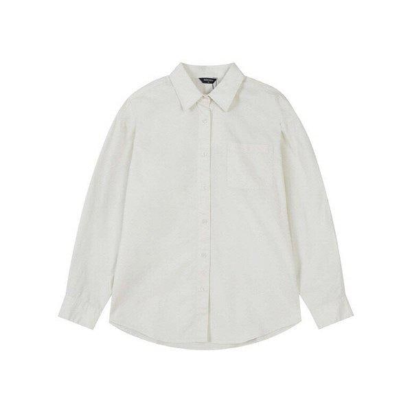 【女性】ルーズフィットポケットコットンシャツ（B255SH500P）（P003809174)