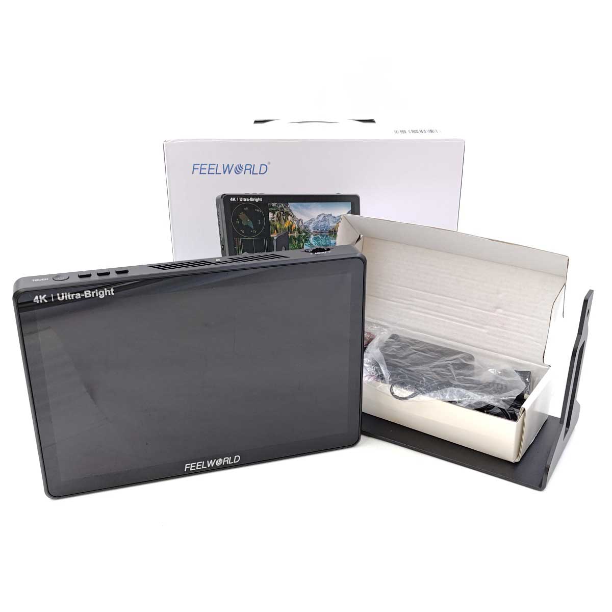 【中古】FEELWORLD フィールワールド LUT11H 10.1インチ超高輝度 2000nit DSLR カメラフィールドモニタータッチスクリーン 4K HDMI F970 外部電源およびインスト