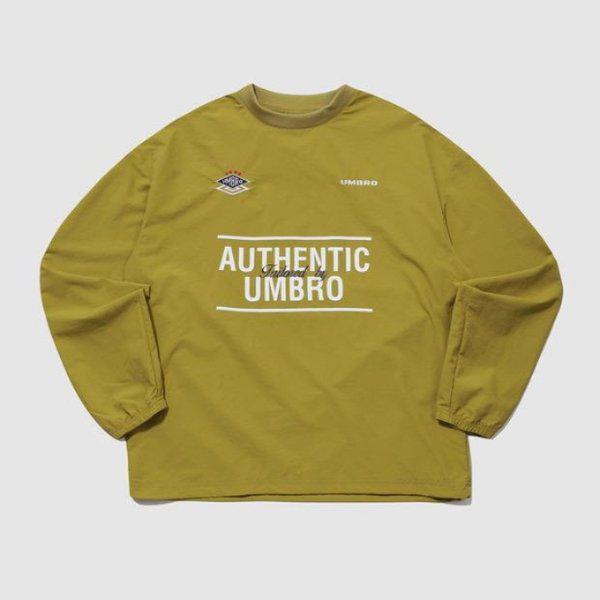 長袖Tシャツ CQK UP421CWTO4-MUS HBL OG フットボールムード グラフィック ピステ / YELLOW