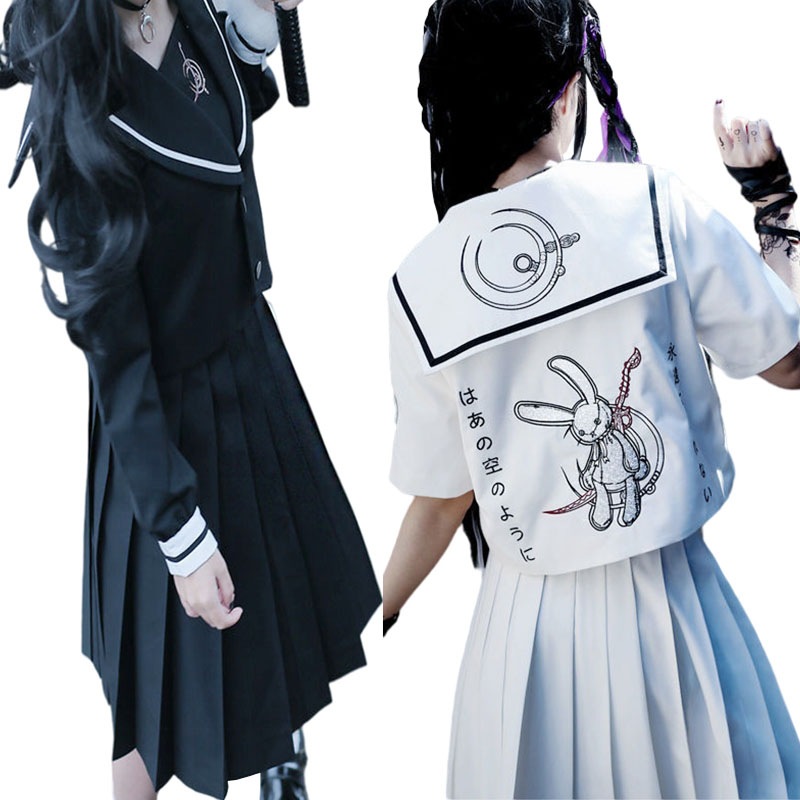 コスプレ セーラー服 制服 学生服 JK制服　長袖 コスプレ 高校制服 女子高生 暗黒 病み系