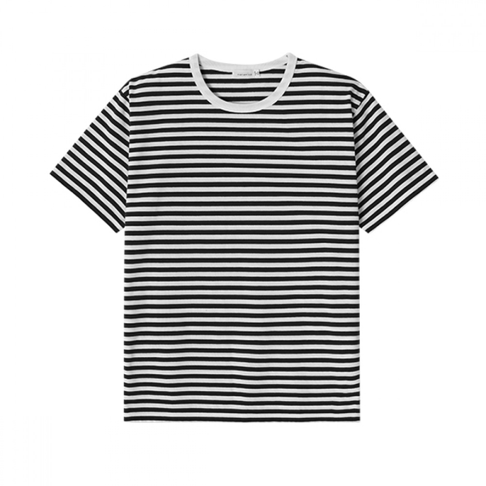 ナナミカ SUHS425E KW クールマックスストライプジャージーユニセックス半袖Tシャツ