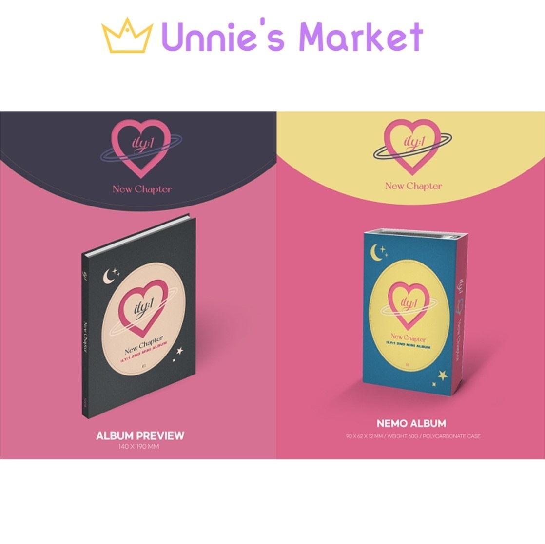 ILY:1 - New Chapter Album (Standard Ver. + Nemo Ver.) 4,410円