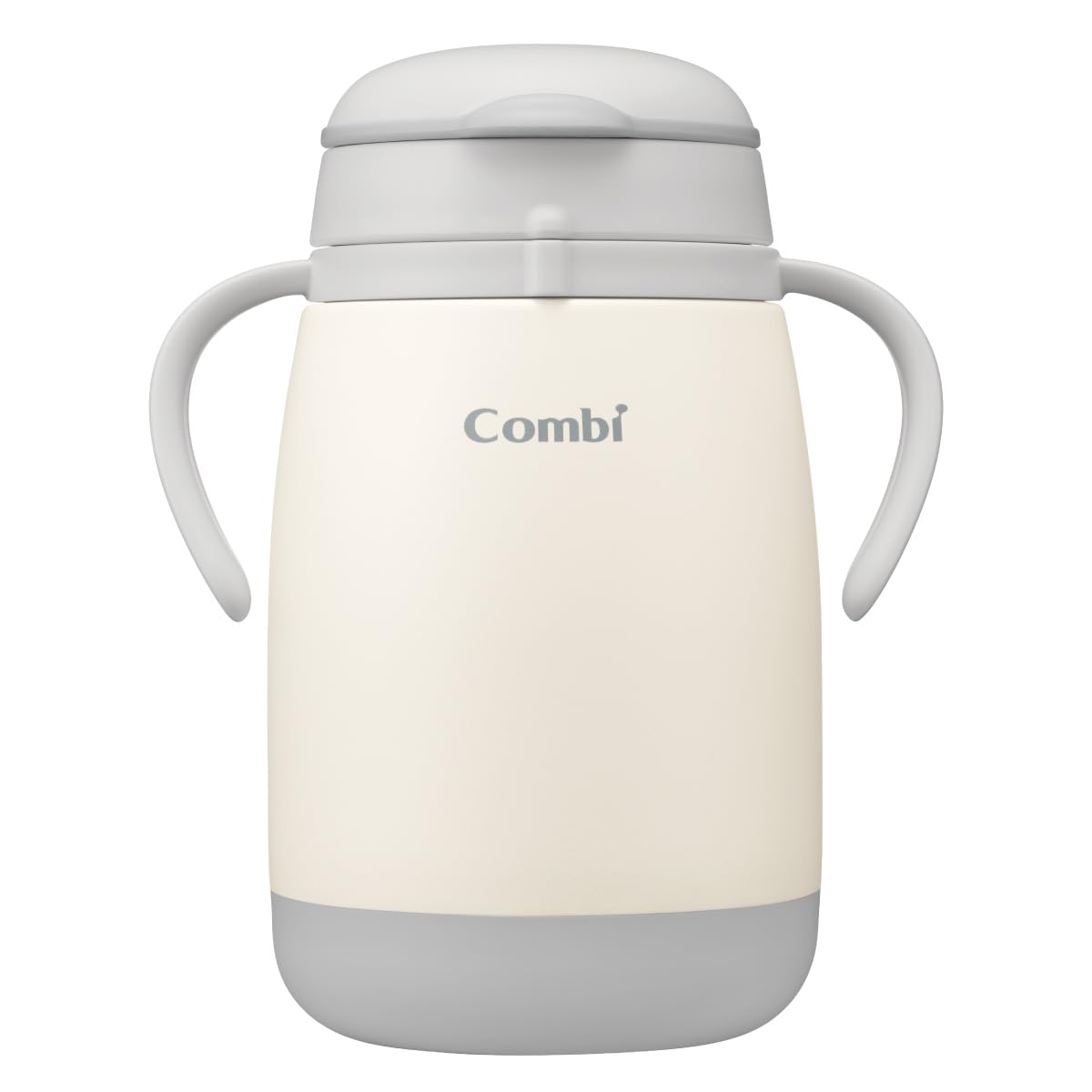 コンビ 【ラクマグから遂に保冷タイプが登場】 保冷 ラクマグ ステンレス グレー 370ml 魔法びん構造で冷たさキープ 漏れないストロー 25年2月発売