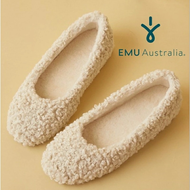 【公式】EMU Australia エミュ Mira Teddy バレエシューズ ブランド 天然 ウール フラット レディース 秋冬 秋 冬 正規 通販
